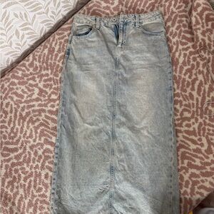 H&M Light Blue Denim Skirt